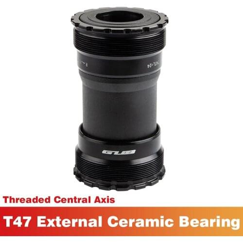 GUB T47L-24 Fit Bottom Brackets Thread lock ceramic MTB Mountain Bike Road Bicycle For Parts 24mm Crankset chainset
