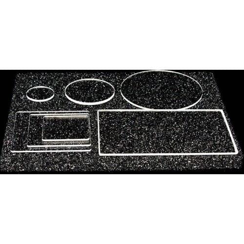 Quartz Glass Sheet, Ultra-Thin Quartz Sheet, High Temperature Resistance, High Precision, High Finish, Can Be Customized, Wafer