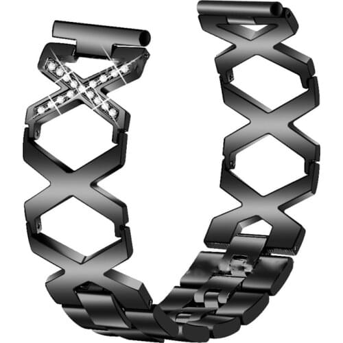 Metal Diamond Strap Band for Xiaomi Smart Watch 18mm Watchbands Belt Strap