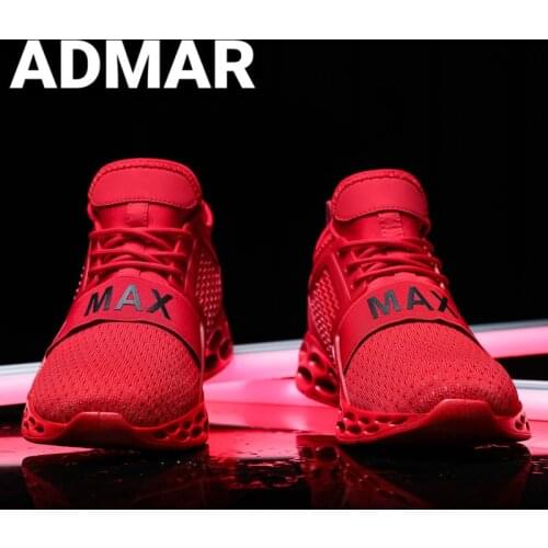 ADMAR Cushion Clunky Sneakers for Men Mesh Running Shoes Tennis Men Casual Shoes Men Jogging Gym Shoes Zapatillas Hombre Size 48