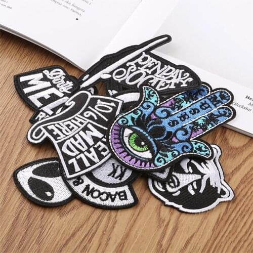 Customizable Wholesale Computer Embroidery Chapter Embroidery Badge Cloth Label Clothing Accessories Patch and Cloth Patch
