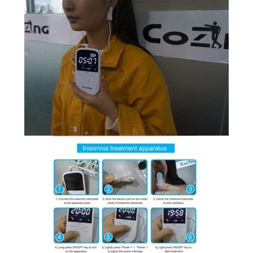 New CES Therapy Trans Cranial Micro-Current Simulator Sleep Aid Device Cure Insomnia Anxiety Sleeplessness Device