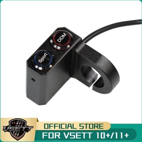 Original VSETT Single & Dual Motor Switch With Sport Mode Button for VSETT 10+ 11+ Electric Scooter DDM On-Off Spare Part