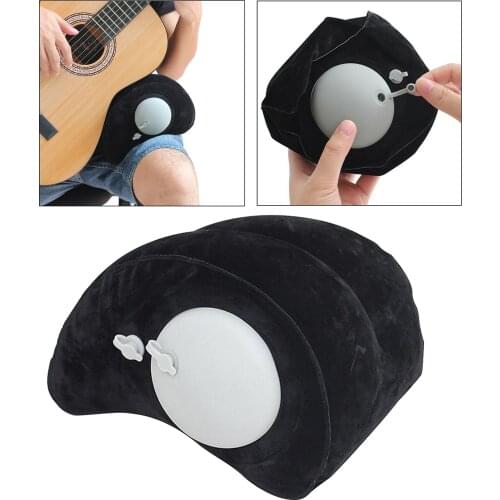 Guitar Cushion Velvet Cover Padded Support Guitar Leg Pad Guitar Support Guitar Rest Foot Stool Neck Footrest Pillow