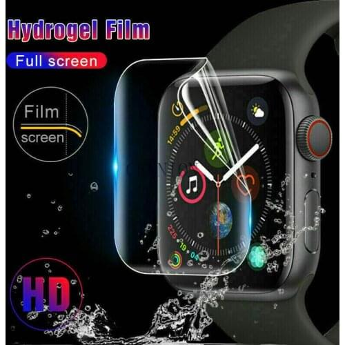 Clear type Hydrogel Film Soft TPU watch Screen Protector for Apple iwatch SE 6 5 4 3 2 1 38mm 42mm 40mm 44mm 100pcs