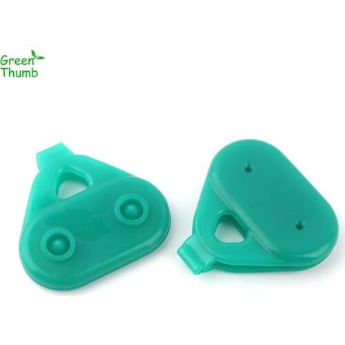 40pcs Plastic Greenhouse Film Clip Film Buckle High Quality Green Agricultural Film Clip Gardening Supplies Elbow Fittings