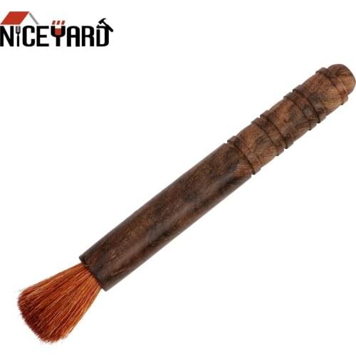 NICEYARD Teapot Brush Wood Handle Soft Hair Bottle Kettle Spout Clean Tools Household Tea Pot Dust Brush Kitchen Tools