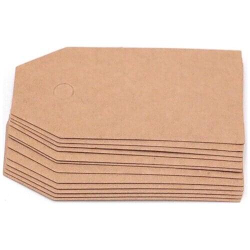 100pca/lot Cute Stud earring Card Jewelry Display Packing Price Tags & Display Card Cheap Kraft Paper Price Tags for Jewelry