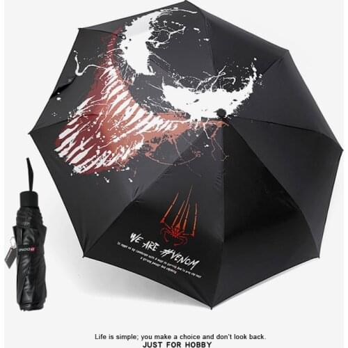 Wind Resistant Folding Automatic Umbrella Rain Men Umbrella Women Anime Umbrellas Creative Paraguas Sun Umbrella