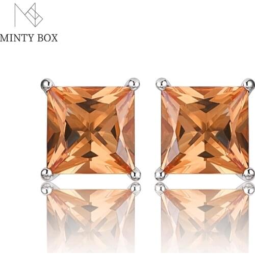 Mintybox Women Sterling 925 Silver Earrings Fine Jewelry Zultanite Diaspore Women Wedding Engagment Party Gift 2021 New Arrival