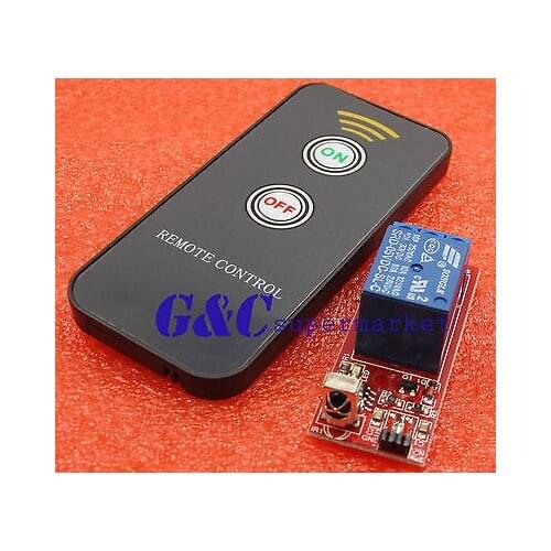 1 Channel Infrared Switch Relay Driving Module Board 5V Active Remote Controller diy electronics