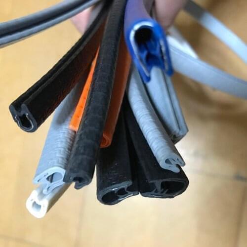 1 Meters 8x13mm Black U Channel PVC Edge Trim Seal Strip Car Door Window Truck Noise Control Moulding Protector Guard