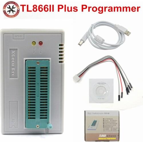 2021 Hot Selling TL866II USB Universal Programmer /Bios/ECU 1.8V nand flash 24 93 25 Tl866 ii Plus generation of TL866cs/TL866A