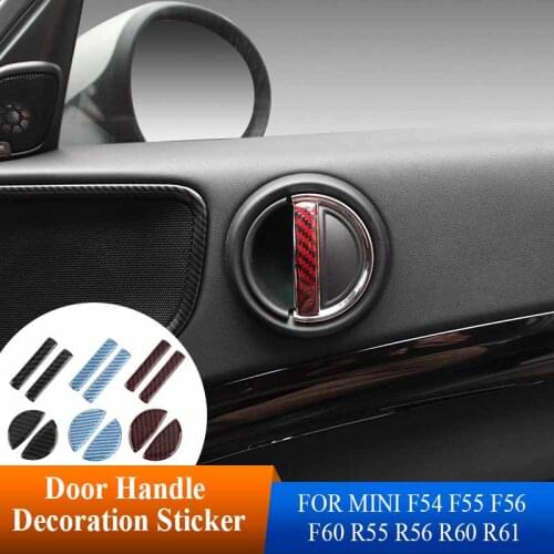3D Crystal Epoxy Car Interior Pull Handle Sticker For BMW MINI COOPER R56 R55 R60 R61 Countryman F55 F56 F60 Car Styling