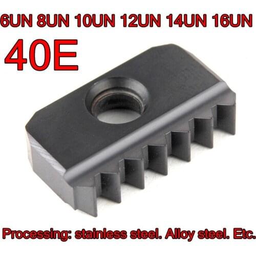 40E 6UN 8UN 10UN 12UN 14UN 16UN BR215 2pcs/set Threaded Milling insert Processing: stainless steel. Alloy steel. Etc