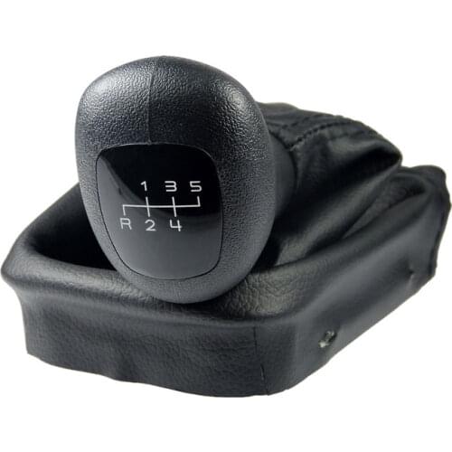 5 6 Speed Car Shift Gear Knobs With Gaitor For Mercedes Benz W202 C W208 CLK (97-03) W210 E (95-03)