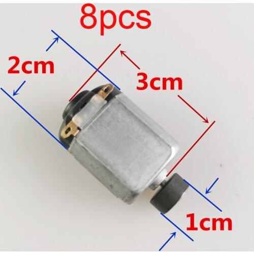 8PCS Vibration Motor 3V6V Mini DC Motor for RC Model Children Boys Kid Toys DIY Parts Vibrating Rods Jumping Balls FF130