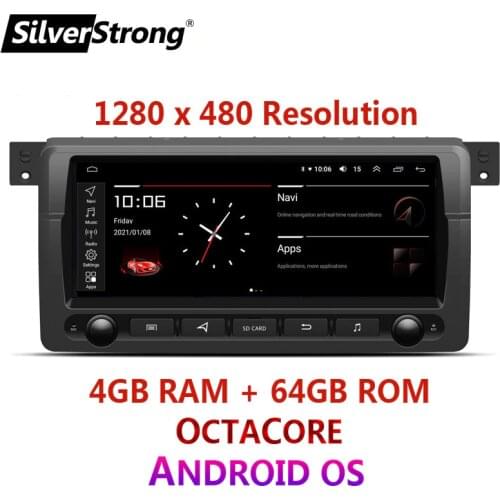 Android10,CarPlay Radio,DSP For BMW E46,318 320 330,M3, GPS Navi Stereo,Option DVR,OBD,Tire sensor