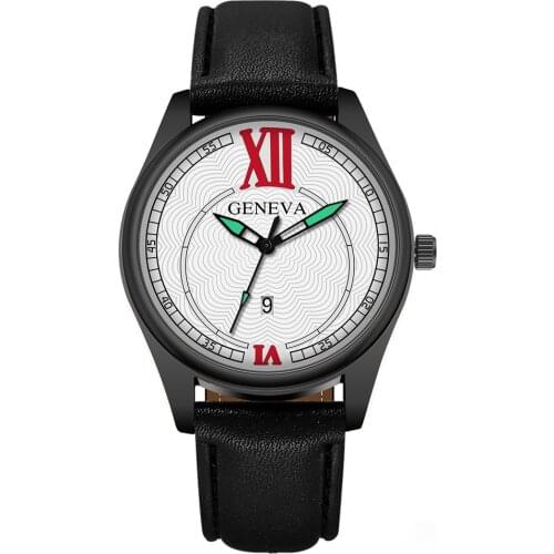 Men Watches Luxury Famous Brand Men Leather Strap Calendar Watch Men Business Sports Casual Quartz Watch Relogio Masculino Clock