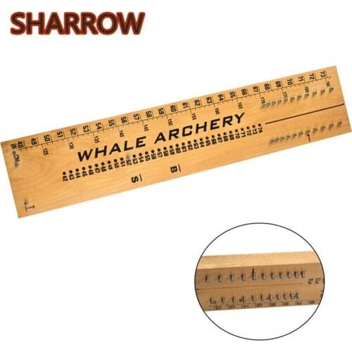 1Pc Bowstring Making Board Solid Wood Bow String Woven Board Handmade or Repairing Recurve Traditional DIY Tool Bow Accessories