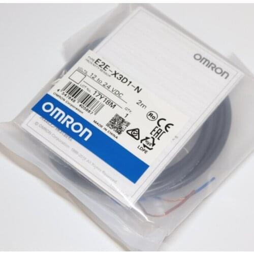 E2E-X3D1-N 2M Standard type Proximity sensor Shield type 2m M12 NO