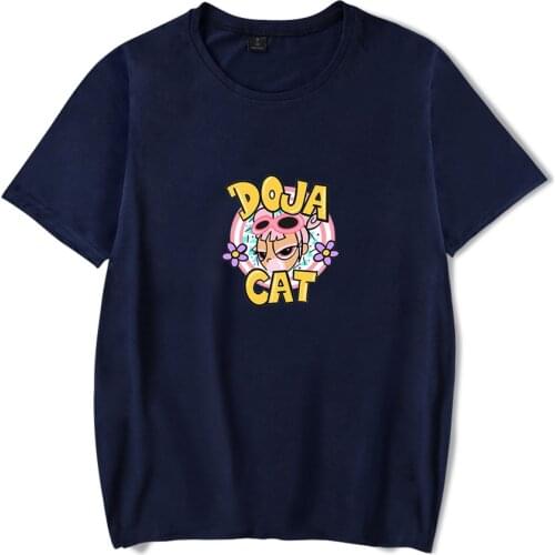 Doja cat Print Spring Summer Holiday Street Graffiti Style Men/Women Casual T-shirt Kawaii Novelty street style