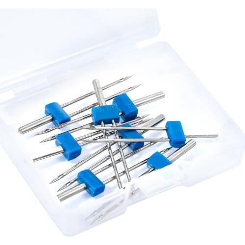 3PCS Sewing Machine Needles Double Twin Needles 2.0/90 3.0/90 4.0/90 Sewing Needles for Most Household Sewing Machine