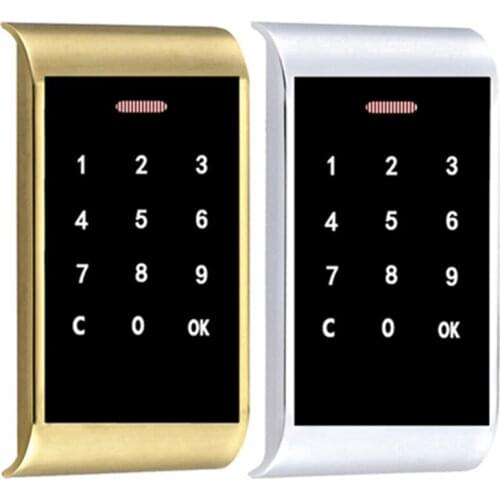 Drawer Combination Lock Touch Keypad Password Key Access Cabinet Door Lock Digital Electronic Security Coded For Locker