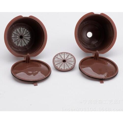 Refillable Capsules for Nescafe DOLCE GUSTO Coffee Capsules Reusable Filter Brush Coffee Pods High Quality