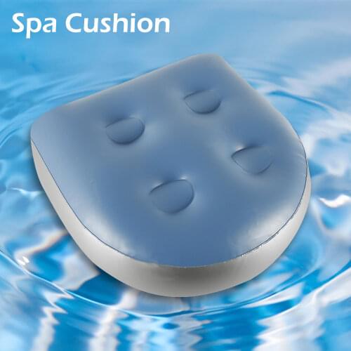 Inflatable Spa Booster Seat Mat Pool Bath Hot Tub Soft water injection Cushion Pillow for bathroom accessories