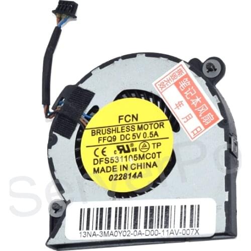 Well Tested Cooling fan Cooler 780895-001 730547-001 DFS531105MC0T FFQ9 DC5V 0.5A 4 Pins For HP Elitebook 720 820 G1 820 G2