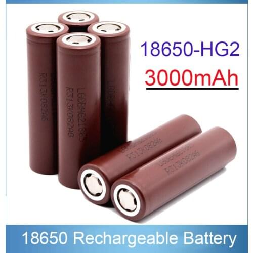 Original HG2 18650 3000mAh battery 18650 battery HG2 3.6V dedicated For hg2 Power Rechargeable battery for battery pack