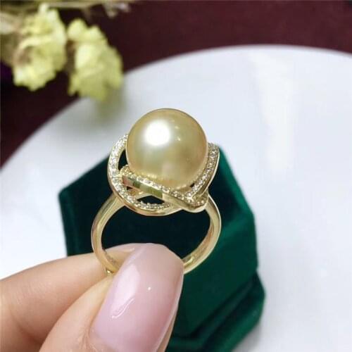 Fashon Popular Ring Base Mountings Findings Settings Adjustable Ring Jewelry Parts Fittings Accessories for Pearl Beads Stones