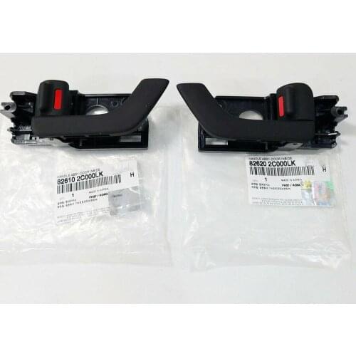 2Pcs Genuine Inside Door Handle LH+RH for hyundai Tiburon coupe 2002-2008 Interior Door Handles 826102C000 826202C000