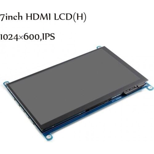 Raspberry pi 7inch HDMI LCD 1024x600 IPS Capacitive Touch Screen for RPI Supports Raspbian/Ubuntu/WIN10 IOT/Windows 10/8.1/8/7