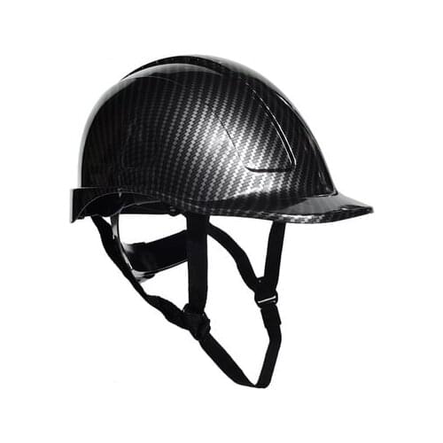 Carbon Crystal Black Construction Site Helmet Anti-Smashing And Breathable Construction Engineer Anti-Collision Helmet Head Cap