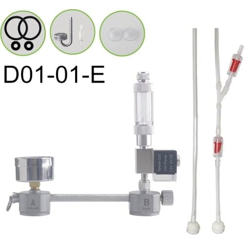 Aquarium DIY CO2 Generator System Kit with Solenoid Valve Bubble Counter for Plants Aquarium In Stock