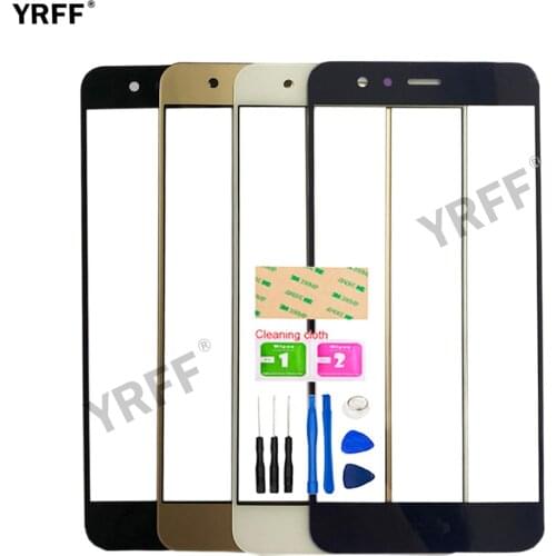 YRFF 5.2'' Mobile Touch Screen Outer Glass For HuaWei Nova Lite Front Panel Glass For HuaWei P10 Lite