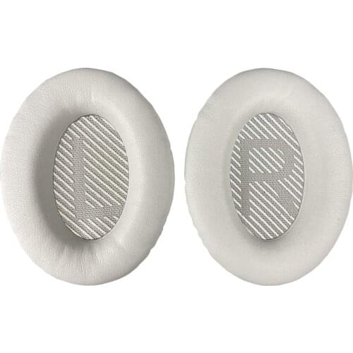 VODOOL 1 Pair Protein Leather Foam Headphone Ear Pads Covers for Bose QC35/QC35 I/QC35 II Headset Replacement Ear Cushions