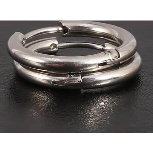 Fashion Curved Semicircle Stud Earrings For Women Gold Metal Twisted Circle Studs Earrings Jewelry