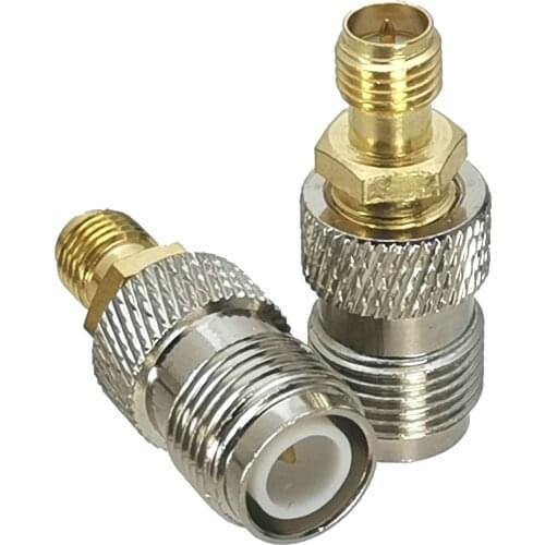 1Pcs RP-SMA RPSMA Female Plug to RPTNC RP-TNC Female Plug RF Adapter Connector Coaxial High Quanlity