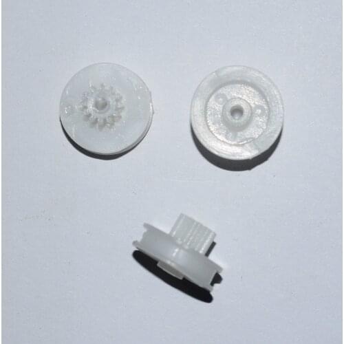 10/100pcs yuanmbm 12teeth 15.5mm diameter hole 2mm Double belt pulley gear/DIY Toy Accessories/technology model parts/rc