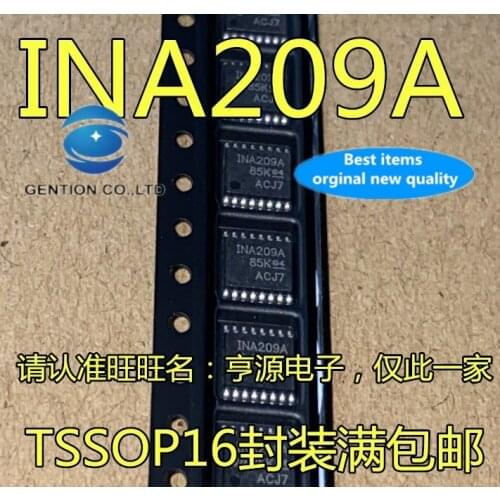 10PCS INA209A INA209AIPW INA209AIPWR power monitor and high-speed comparator in stock 100% new and original