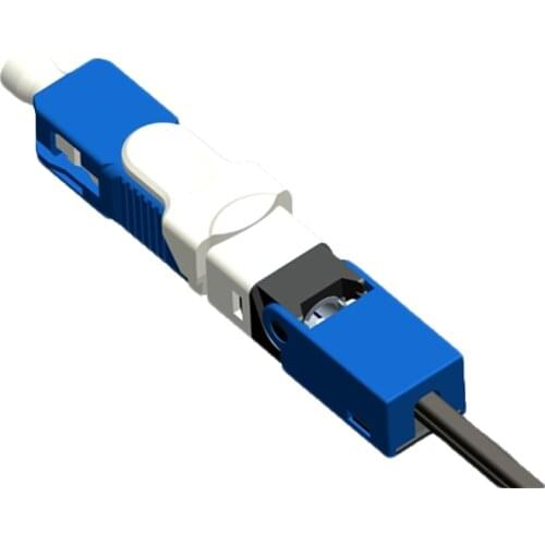 100PCS/Pack FTTH ESC250D SC UPC Single-Mode SC APC Optical Fiber quick connector SC PC Embedded type ESC250D SC Connector