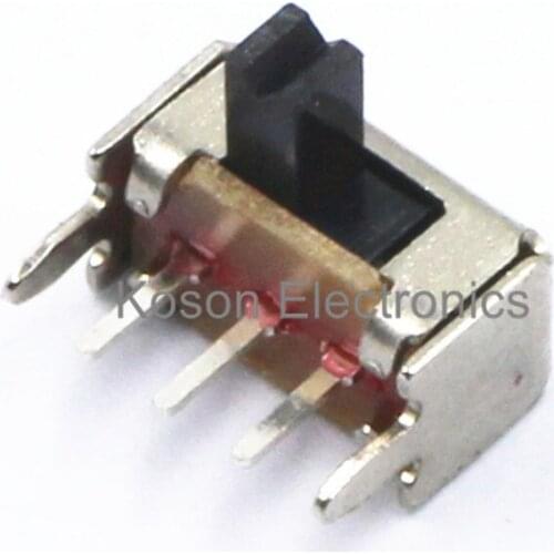 20Pcs 3 Pin PCB 2 Position 1P2T SPDT Miniature Slide Switch Side Knob