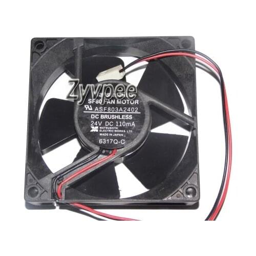 80MM ASF803A2402 24V 110mA SF80 2Wires Cooling Fan