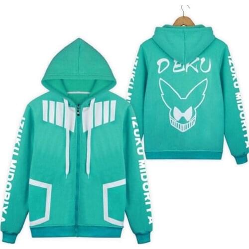 Anime My hero academic coat jacket Boku no hero Academia Hoodie cosplay costume school uniforms hoodies sweatshirts