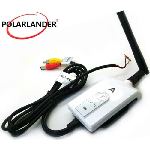 Free Shipping car wireless receiver New Black Wireless Transmitter Receiver For Car Reverse Rear View Camera Monitor 2.4GHZ