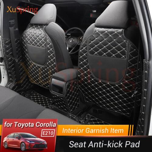 Car Rear Seat Anti-kick Mat Pad Cover Case Cushion Stickers Car-styling 3pcs/set for Toyota Corolla 2019 2020 2021 E210 12th