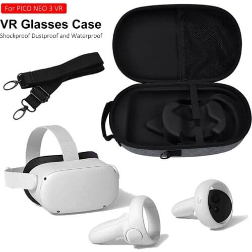 For PICO NEO 3 VR Glasses Case Head-mounted Glasses Box EVA Hard Travel Storage Bag VR Accessories Dropshipping Wholesale